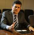 Sergio Moro, ministro da Justiça e Segurança Pública.  Foto: Andre Coelho / Reuters