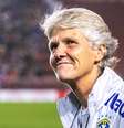 Pia Sundhage, treinadora da seleção brasileira feminina de futebol.  Foto: Joca Duarte / Photo Press / Estadão Conteúdo