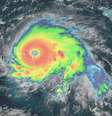 Imagem do furacão Dorian mostra um 'olho' bem definido, um sinal de sua intensidade  Foto: NOAA / BBC News Brasil