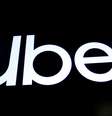 Tela mostra logotipo do Uber no dia da estreia das ações da empresa na Bolsa de Valores de Nova York. 10/5/2019. REUTERS/Brendan McDermid  Foto: Reuters