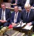Primeiro-ministro britânico, Boris Johnson, discursa no Parlamento
03/09/2019
TV Parlamento via REUTERS  Foto: Reuters