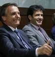 Presidente Jair Bolsonaro (E) e ministro do Turismo, Marcelo Álvaro Antônio.  Foto: Fabio Rodrigues Pozzebom/Agência Brasil 30/05/2019 / Estadão