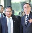O ministro da Economia, Paulo Guedes, e o presidente Jair Bolsonaro.  Foto: Fabio Rodrigues Pozzebom/Agência Brasil 6/5/2019 / Estadão