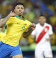 Final da Copa América entre Brasil e Peru terminou com título brasileiro  Foto: Paulo Sergio/Agência F8 / Gazeta Press