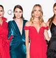 Luiza Brunet, Luciana Curtis, Schynaider e Cintia Dicker: modelos se uniram em prol da filantropia  Foto: Leandro Justen / Divulgação 