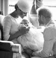 Harry, Meghan Markle e o filho Archie.  Foto: Instagram/sussexroyal / Estadão