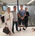 O ministro da Justiça Sérgio Moro visita o presidente Jair Bolsonaro no Hospital Vila Nova Star neste domingo, 14: 'o homem é forte'  Foto: Reprodução/Twitter Sérgio Moro / Estadão Conteúdo