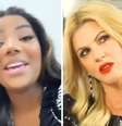 Ludmilla e Val Marchiori.  Foto: Instagram / @ludmilla | YouTube / @Na Lata com Antonia Fontenelle / Estadão Conteúdo