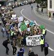 Milhares de estudantes fazem "Greve Mundial Pelo Clima"  Foto: EPA / Ansa