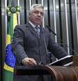 Major Olimpio pede prisão preventiva de Lula por declarações  Foto: Waldemir Barreto / Agência Senado / Estadão Conteúdo