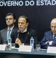 Governador João Doria (PSDB) durante entrevista coletiva no Palácio dos Bandeirantes  Foto: Governo do Estado de SP/Divulgação / Estadão