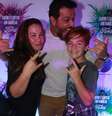 Rodrigo Lombardi fez pose divertida com o filho Rafael, de 11 anos  Foto: AGNews, Dilson Silva / PurePeople