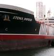 O Stena Impero --navio de bandeira britânica pertencente à Stena Bulk e que foi apreendido pela Guarda Revolucionária do Irã-- atraca em Port Rashid em Dubai, Emirados Árabes Unidos. 28/09/2019. REUTERS/Christopher Pike  Foto: Reuters