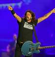 Dave Grohl comandou a plateia no último show da segunda noite de Rock in Rio  Foto: Daniel Castelo Branco/Agência O Dia / Estadão Conteúdo