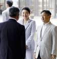 O imperador Naruhito, do Japão, e sua esposa, Masako  Foto: Ayami Yoshikawa/The Yomiuri Shimbun / via Reuters