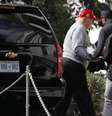 Trump regressa à Casa Branca após jogo de golfe no domingo; segundo delator veio à tona, de acordo com advogados que o representam  Foto: EPA / BBC News Brasil