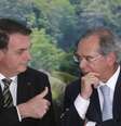 Jair Bolsonaro e Paulo Guedes.  Foto: Dida Sampaio / Estadão Conteúdo
