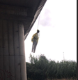 Fantoche de Greta Thunberg em foto divulgada pela prefeita de Roma, Virginia Raggi  Foto: Reprodução/Twitter / Ansa
