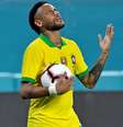 Neymar comemora gol contra a Colômbia, em amistoso no dia 06/09/2019  Foto: Steve Mitchell-USA TODAY Sports / Reuters
