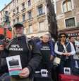 Moradores de Veneza protestam contra o turismo de massa na cidade, que provoca esvaziamento populacional do centro histórico  Foto: ANSA / Ansa - Brasil