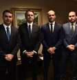 Flávio, Jair, Eduardo e Carlos Bolsonaro já protagonizaram embates com membros do PSL   Foto: Família Bolsonaro / Reprodução / Estadão Conteúdo