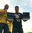 Quando ainda eram candidatos, o deputado federal Daniel Silveira (à esquerda) e o deputado estadual Rodrigo Amorim, ambos do PSL-RJ, quebraram uma placa que homenageava a vereadora Marielle Franco (PSOL), assassinada em março de 2018  Foto: Reprodução / Estadão Conteúdo
