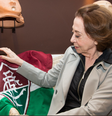 Fernanda Montenegro foi homenageada pelo Fluminense (Foto: Bruno Haddad/FFC)  Foto: Gazeta Esportiva