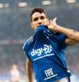 Thiago Neves marcou o gol da vitória cruzeirense.  Foto: Fábio Barros / Agência F8 / Estadão