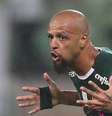 Felipe Melo, do Palmeiras, comemora seu gol nos acréscimos da partida contra a Chapecoense, válida pela 26ª rodada do Campeonato Brasileiro 2019, no Allianz Parque, na zona oeste de São Paulo, nesta quarta-feira, 16. O Palmeiras venceu por 1 a 0  Foto: ALEX SILVA / Estadão Conteúdo
