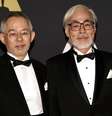Hayao Miyazaki e o ex-presidente do Studio Ghibli, Toshio Suzuki.
08/11/2014
REUTERS/Kevork Djansezian   Foto: Reuters