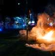 Polícia atua para dispersar protesto antigoverno.  Foto: Tyrone Siu / Reuters