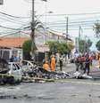 Carros destruídos por queda de avião de pequeno porte em rua residencial de Belo Horizonte
21/10/2019
REUTERS/Cristiane Mattos  Foto: Reuters