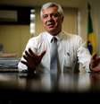 Senador Major Olimpio durante entrevista à Reuters em  Brasília
09/10/2019 REUTERS/Adriano Machado  Foto: Reuters