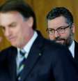Bolsonaro e chanceler Ernesto Araujo participam de evento no Planalto 4/6/2019 REUTERS/Adriano Machado  Foto: Reuters