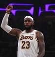 LeBron James durante partida do Los Angeles Lakers contra o Golden State Warriors, em Los Angeles
16/10/2019 Kirby Lee-USA TODAY Sports   Foto: Reuters