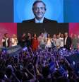 Alberto Fernández e a ex-presidente Cristina Kirchner comemoram os resultados das eleições em Buenos Aires; ambos citaram líderes políticos de outros países latino-americanos, incluindo do Brasil  Foto: REUTERS/Agustin Marcarian / BBC News Brasil