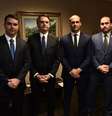 Flávio, Jair, Eduardo e Carlos Bolsonaro já protagonizaram embates com membros do PSL   Foto: Família Bolsonaro / Reprodução / Estadão Conteúdo