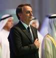 Bolsonaro em visita aos Emirados Árabes Unidos, etapa anterior à Arábia Saudita  Foto: EPA / Ansa - Brasil
