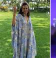 Com bom humor, Narcisa caiu no chão e foi adorada pelos fãs nas redes sociais.  Foto: Instagram / @narcisat | Captura de tela do Prêmio Multishow (2019) / Twitter / Estadão Conteúdo