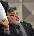 O deputado Alexandre Frota (PSDB) compareceu na tarde desta quarta-feira (30) à CPMI das Fake News, no Senado Federal, em Brasília. O deputado já havia declarado a existência de rede organizada para a propagação de fake news.  Foto: RENATO COSTA /FRAMEPHOTO/ESTADÃO CONTEÚDO / Estadão Conteúdo