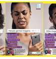 Campanha do governo mostra reações de pessoas ao verem fotos de sintomas de DSTs; especialistas criticaram as peças  Foto: Reprodução / Estadão