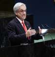 Presidente do Chile, Sebastián Piñera, durante Assembleia-Geral da ONU, em Nova York
24/09/2019 REUTERS/Carlo Allegri  Foto: Reuters