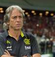 Comandados de Jorge Jesus cederam o empate para o Goiás (Foto: Alexandre Vidal/CRF)  Foto: Gazeta Esportiva