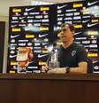 Fábio Carille não dava uma entrevista no CT desde 28 de junho (Foto: Tiago Salazar)  Foto: Gazeta Esportiva