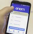 Aplicativo de Celular ENEM 2019  Foto: Marcello Casal Jr / Agência Brasil