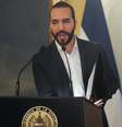Comunicado divulgado pelo Twitter do presidente salvadorenho, Nayib Bukele, dá prazo de 48 horas para diplomatas venezuelanos deixarem El Salvador.  Foto: Getty Images / BBC News Brasil