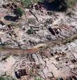 Lama da barragem de Fundão percorreu mais de 600 km - Gesteira (acima), distrito rural de Barra Longa, foi soterrado pela avalanche  Foto: Felipe Werneck/Ascom/Ibama / BBC News Brasil