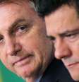 Presidente Jair Bolsonaro ao lado do ministro da Justiça, Sergio Moro  REUTERS/Adriano Machado   Foto: Reuters