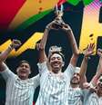 Corinthians comemora título no Free Fire.  Foto: Garena / Divulgação