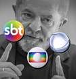 Lula não parece disposto a suavizar as críticas contra SBT, Globo e Record  Foto: Montagem: Ricardo Stuckert/Instituto Lula/Divulgação